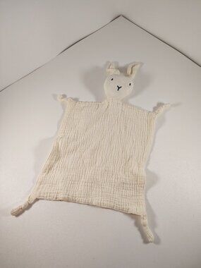Anko CREAM Muslin Bunny Rabbit Comforter Plush Baby Cuddle Toy Sleep Play Lovey